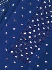 Silk Mirror Work Butta Churidar Material