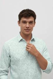 Classic Printed Cotton Men’s Shirt