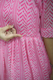 Printed Chiffon Feeding Top