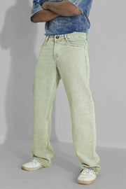 Wide Leg Plain Baggy Pant – Denim