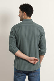 Harbour Lines Men’s Cotton Regular Fit Casual Shirt