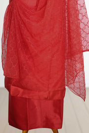 Silk Churidar Material – Sequins with Embroidery & Thread Work