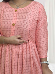 Comfortable & Stylish Feeding Kurti – Printed Elegance for Moms