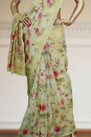 Linen Touch Fancy Saree