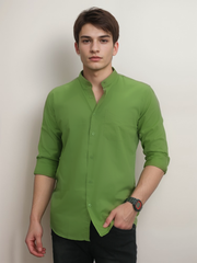 Casual Satin Cotton Shirt