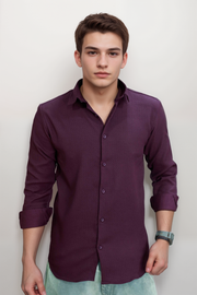 SSS Popcorn Casual Shirt – Trendy Texture, Everyday Comfort