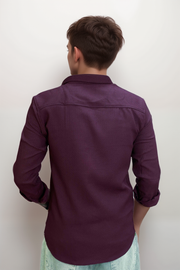 SSS Popcorn Casual Shirt – Trendy Texture, Everyday Comfort