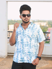 Men Regular Fit Rayon Printed Half Sleeve Casual Shirt - 349/-