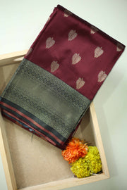 Soft Silk Saree – Body Print with Border & Rich Pallu