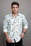 PYL Men’s Casual Shirt – Classic Printed Comfort