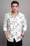 PYL Men’s Casual Shirt – Classic Printed Comfort