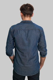 Denim Men's Casual Shirt – Rugged Yet Refined