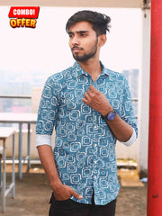 Combo Offer: Casual Full-Sleeve Shirts in Cotton Blend - ₹498