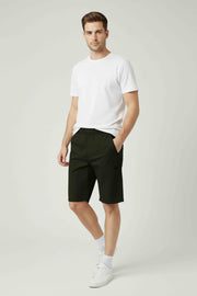 Desi Factory Men’s Cotton Shorts – Frostic Plain