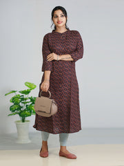 Women's Cotton Printed Flair Kurti - 429/-