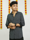 Casual Printed Shirt - Satin Cotton, Full Sleeve 428/-