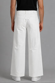Denrock Classic Plain Wide Leg Baggy Jeans