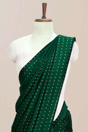 Fancy Vichithra Saree – Golden Glitter Full Body Work