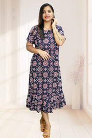 Elegant Cotton Mix Printed Kurti
