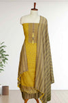 Cotton Churidar Material with Mirror Work