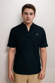 HOG & FOG Chinese Collar T-Shirt