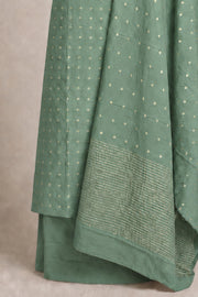 Silk Mirror Work Butta Churidar Material