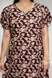 Chic Cotton Flared Top (NIGHT DRESS)