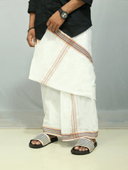 Men's Cotton Colour Dhothi - 149/-