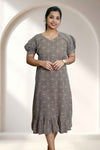 Printed Cotton Flared Top Nightdress