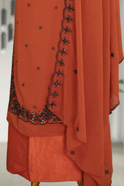 Elegant Threadwork Georgette Churidar Material