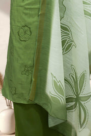 Sequin Thread Work Silk Churidar Material