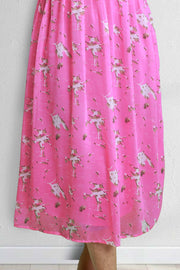 Printed Chiffon Feeding Top