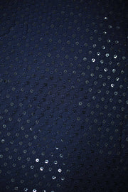 Cotton Hakoba Running Material – Sequins Work