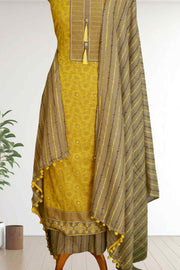 Cotton Churidar Material with Mirror Work