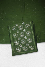 Silk Churidar Material – Stone with Mirror Work