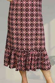 Chic Cotton Flared Top (NIGHT DRESS)