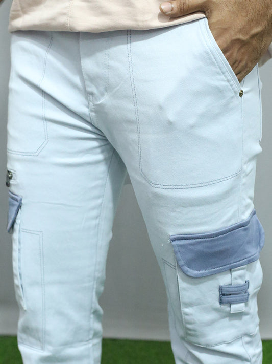 Mens regular fit cargo jogger