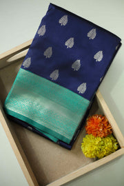 Soft Silk Saree – Body Print with Border & Rich Pallu