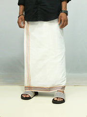 Men's Cotton Colour Dhothi - 149/-