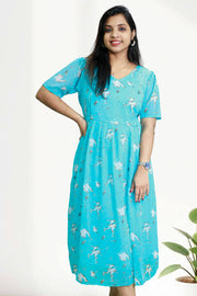 Printed Chiffon Feeding Top