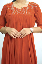 Flared Top – Cut Bead Work