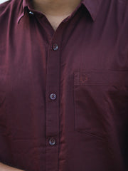 Men satin cotton full sleeve casual shirt