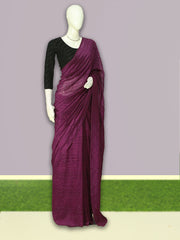 Vichithra Fancy Dresscode Saree - Plain with Body Thread Work - ₹398