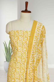 Batik Print Cotton Churidar Material – Comfort Meets Tradition