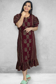 Printed Cotton  Nightdress