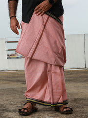 Men's Cotton Colour Dhothi - 219/-
