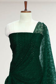 Silk Churidar Material – Sequins with Embroidery & Thread Work