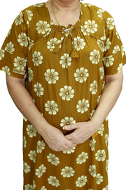 Flower & Floral Print Cotton Nighty