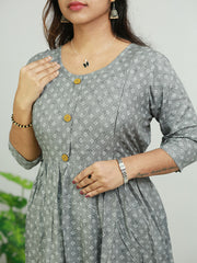 Pure Rayon Material, Round Neck, 3/4 Sleeves - Only ₹297