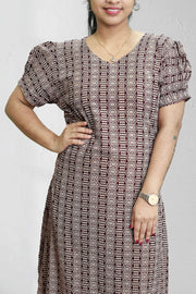Printed Cotton Flared Top Nightdress